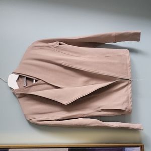 TASC Performance 2 pc Women's Beige Matching Jacket and Vest Set Size S